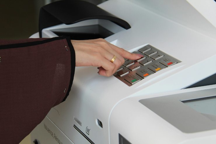 tastiera di un bancomat