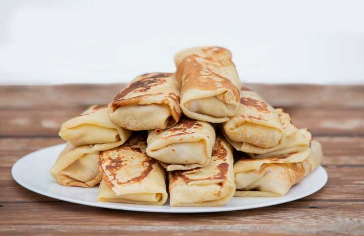 crepes chiuse a fagottini