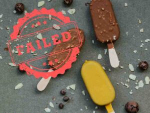 gelati in stecco e logo failed